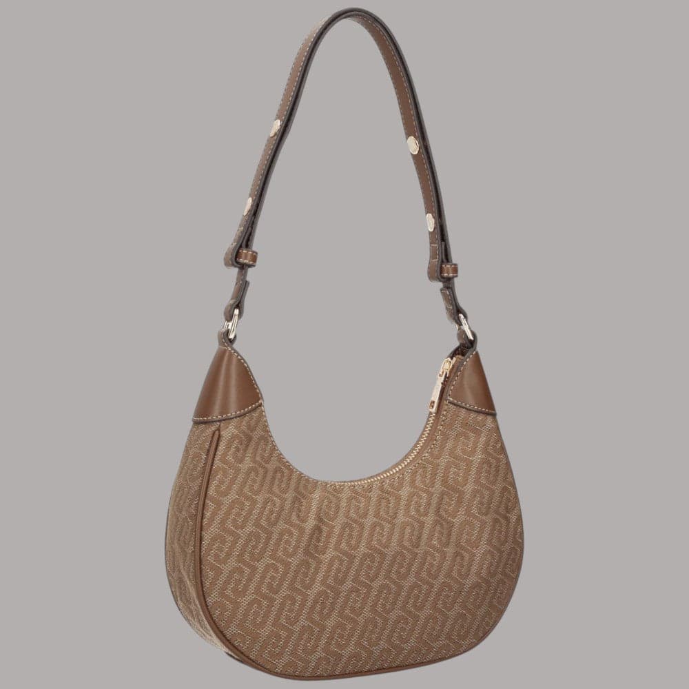 Borsa a tracolla Liu Jo Evrim Small con monogramma jacquard - 2