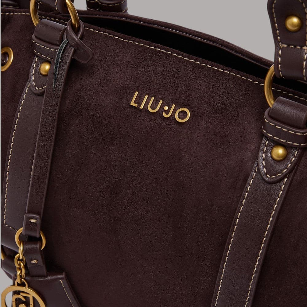 Borsa a mano Liu Jo Ginesa con coulisse Tabacco - 12