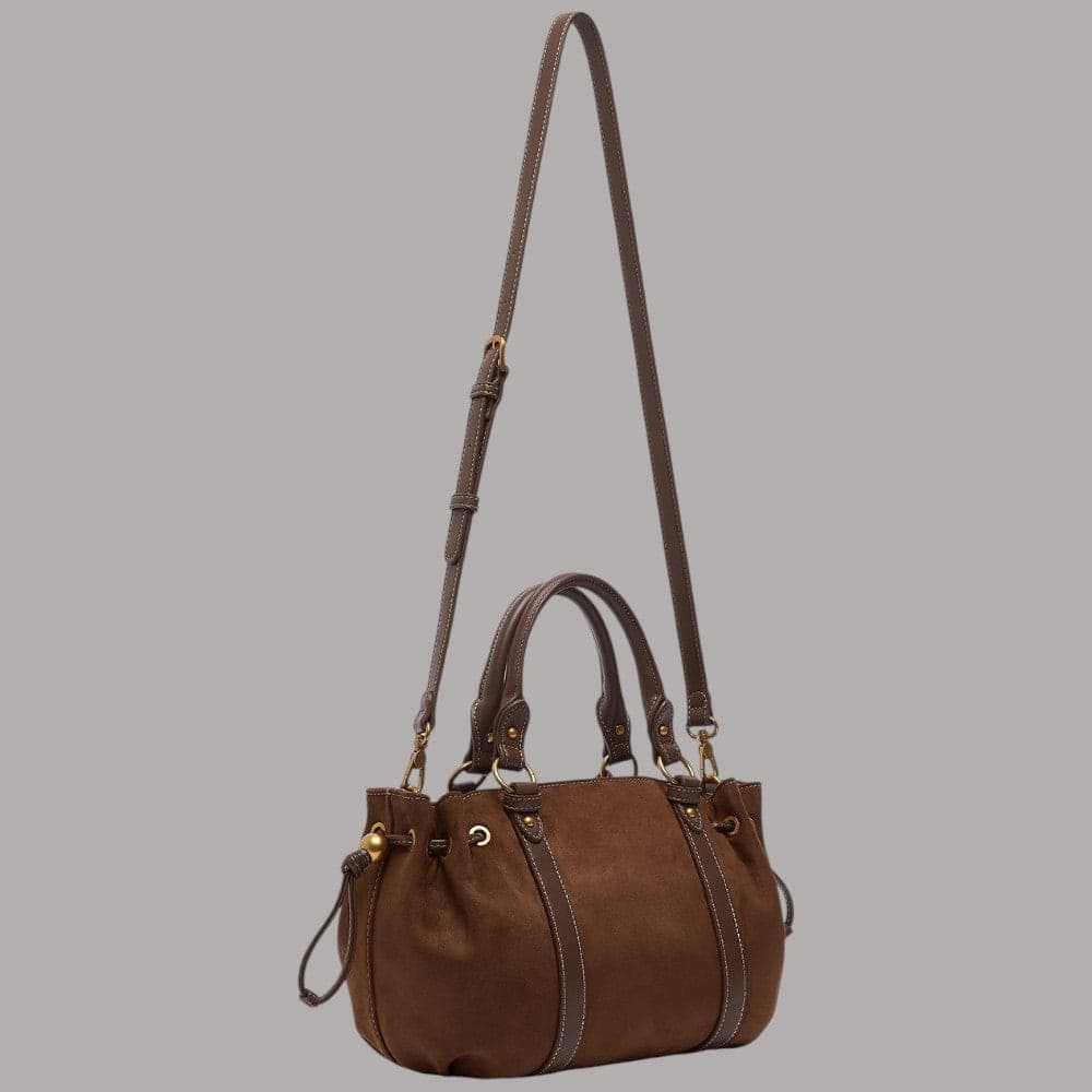 Borsa a mano Liu Jo Ginesa con coulisse Tabacco - 4