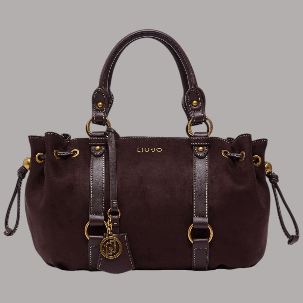 Borsa a mano Liu Jo Ginesa con coulisse Tabacco - 8