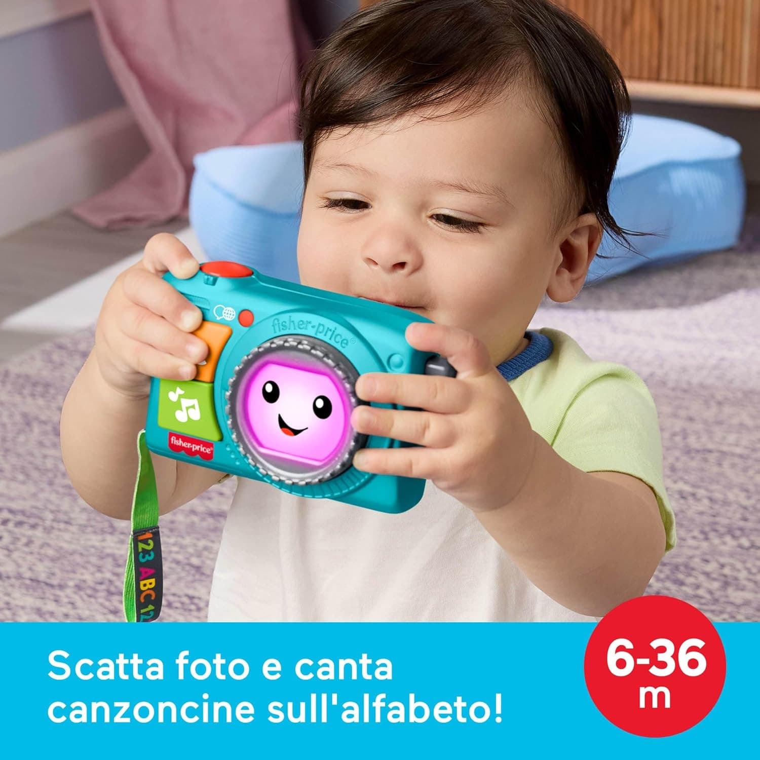 Fisher-Price - Fotocamera Luminosa Ridi e Impara - 3