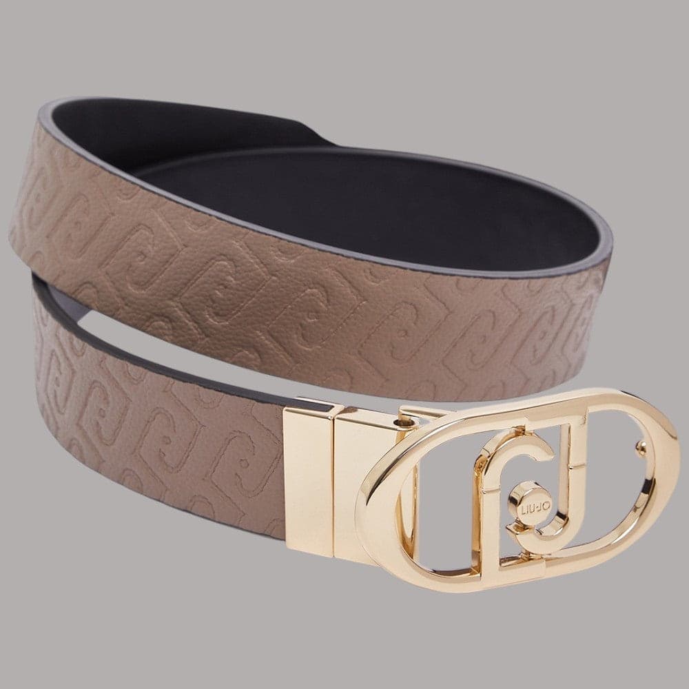 Cintura Liu Jo reversibile con logo monogram - 5