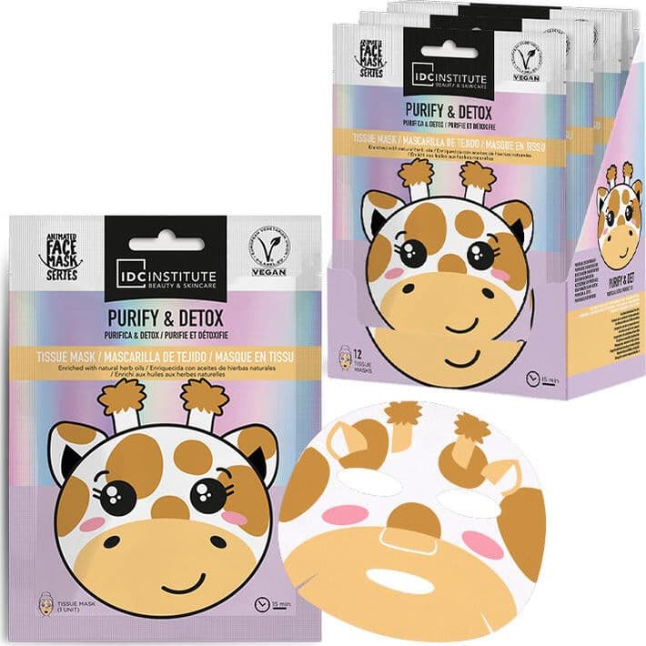 Maschera viso alla giraffa purificante e detox - 2