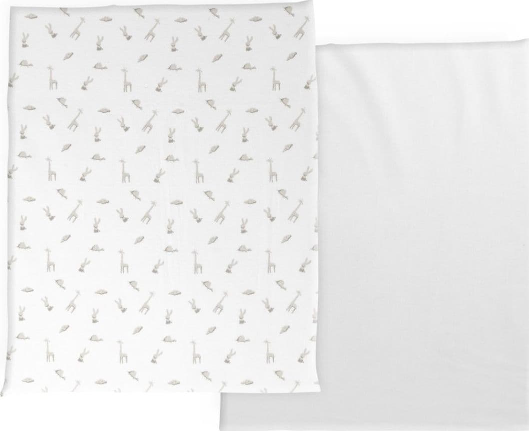 Set Lenzuola Chicco con angoli in Cotone per Next2Me Forever Cloud - 2pz - 2