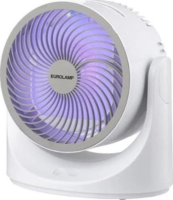 Mini ventilatore Cooler da Tavolo USB 10W con Luce RGB - Ø18,5 cm - 2