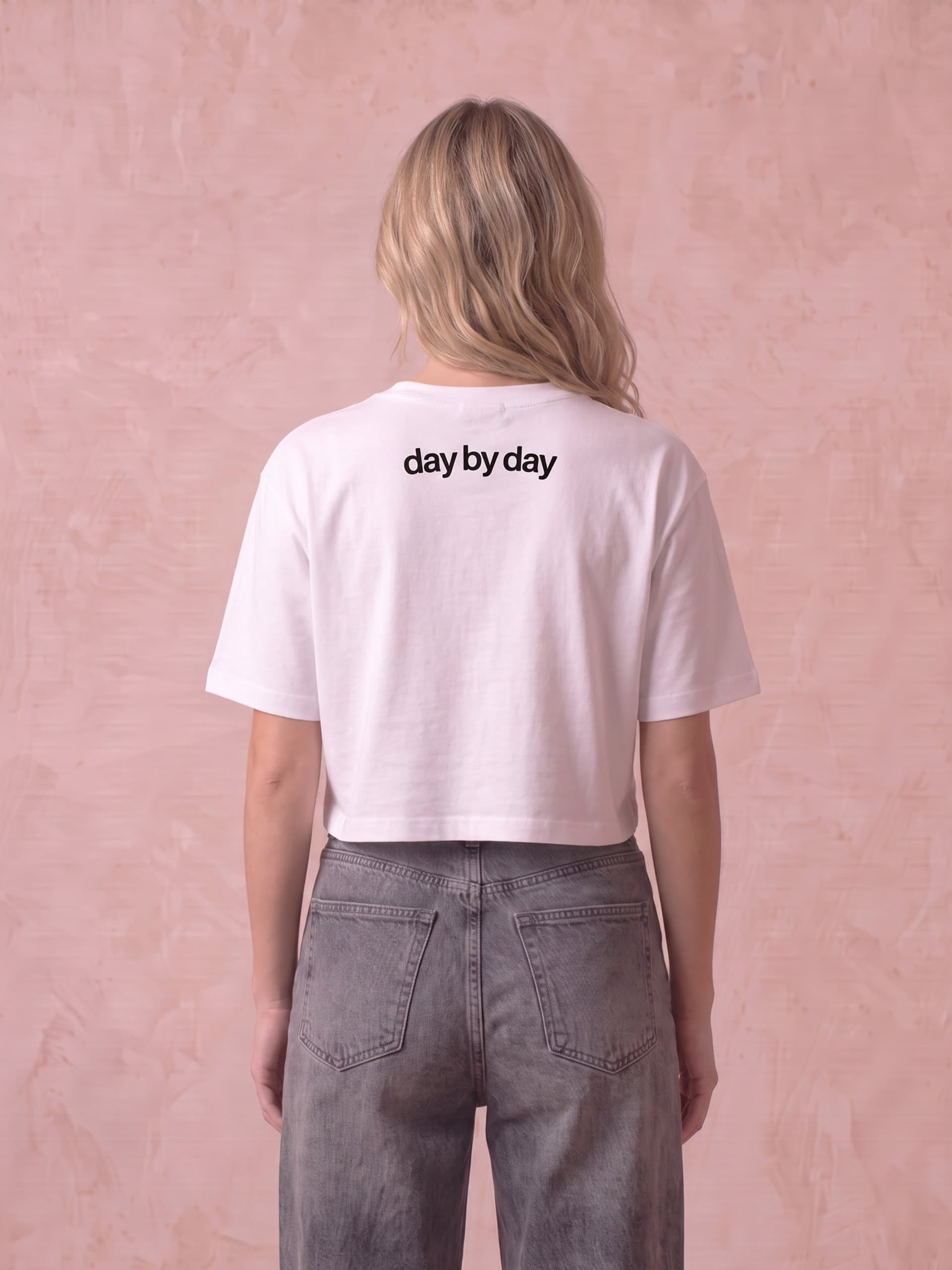 T-shirt Oversize Cropped Donna Step By - 2