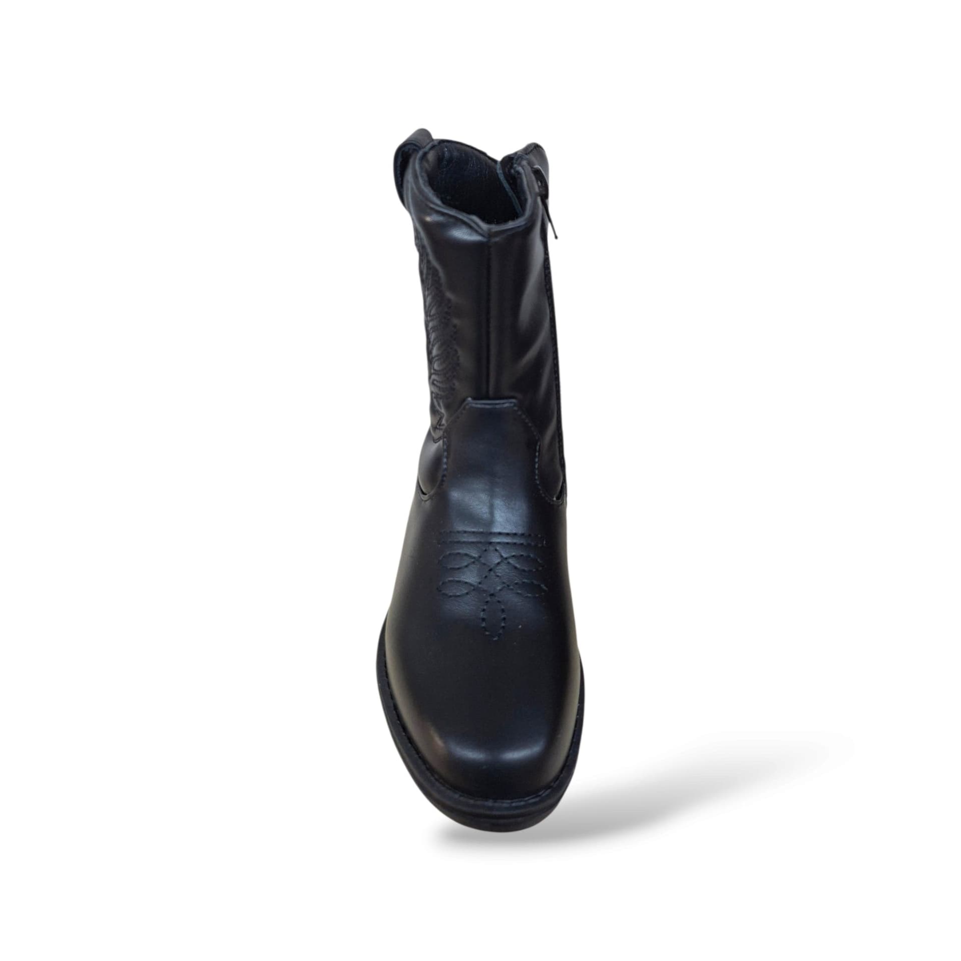 Stivaletti camperos Melania Kaly M65072 neri in pelle per bambine - 4