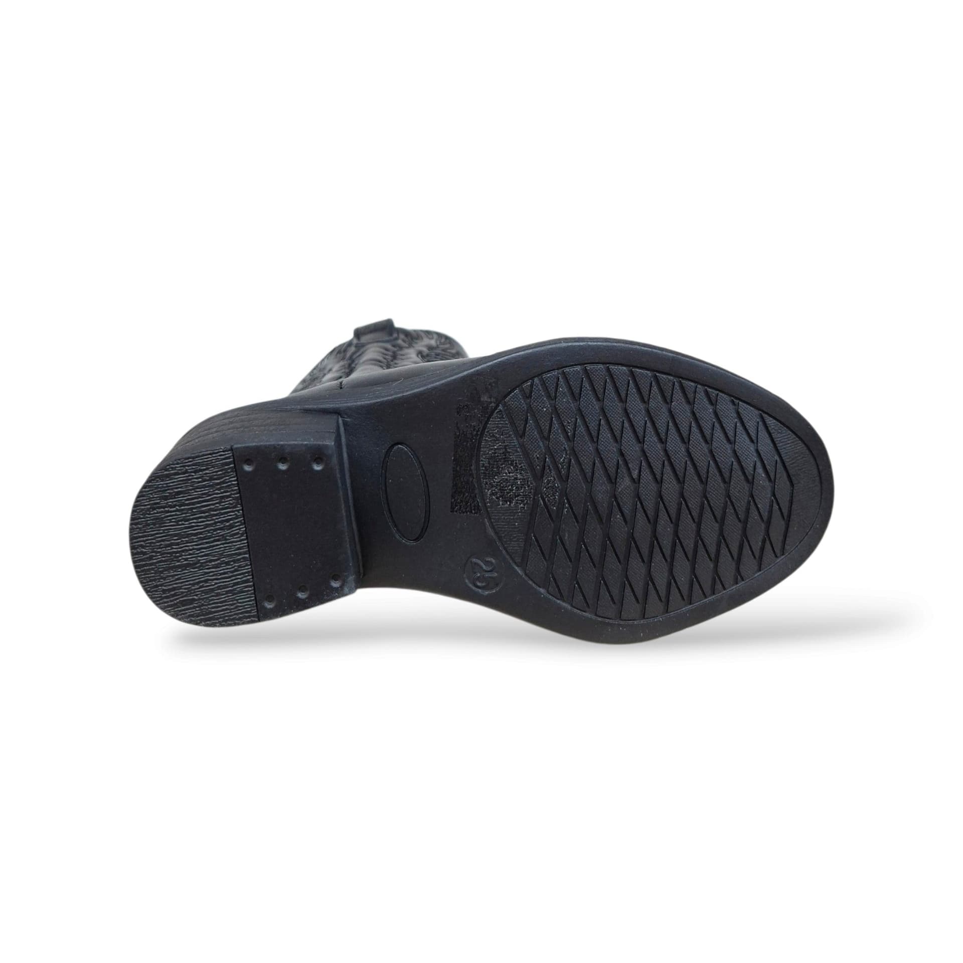 Stivaletti camperos Melania Kaly M65072 neri in pelle per bambine - 5