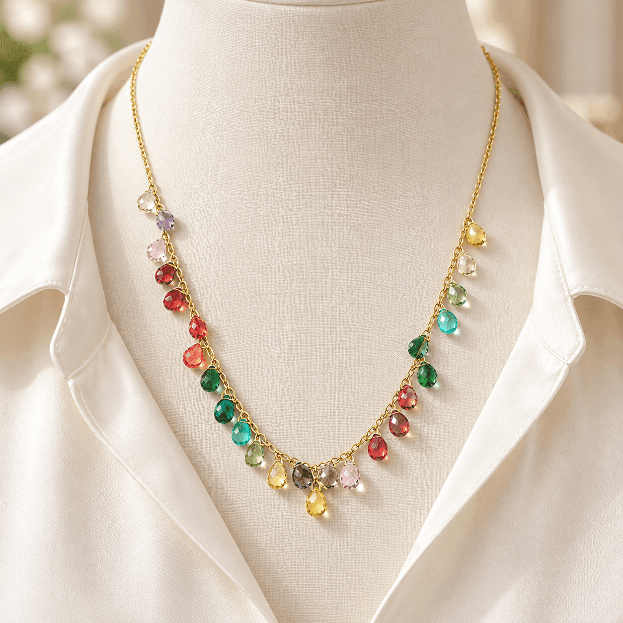 Alba Bijoux – Collana Gocce Arcobaleno - 2