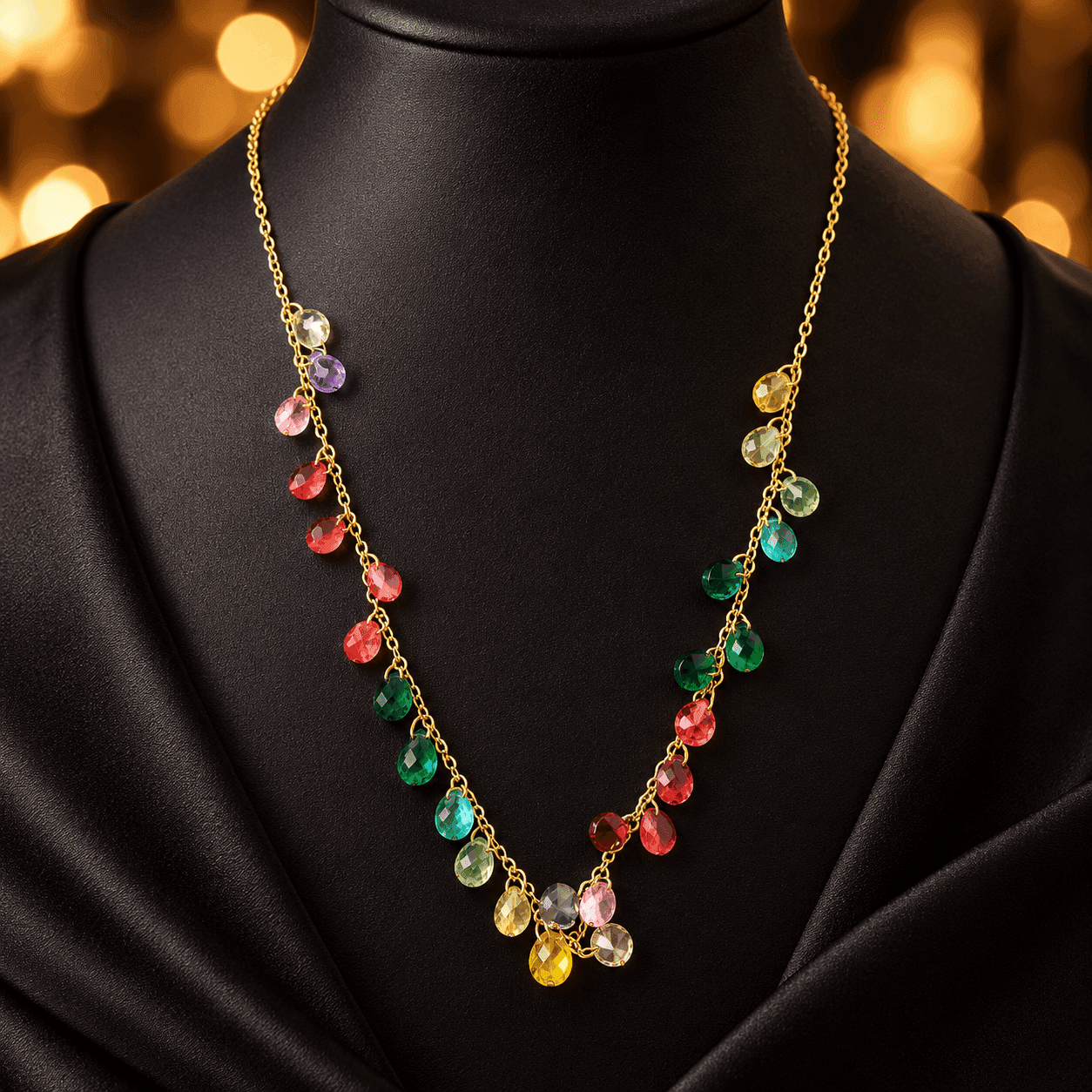 Alba Bijoux – Collana Gocce Arcobaleno - 4