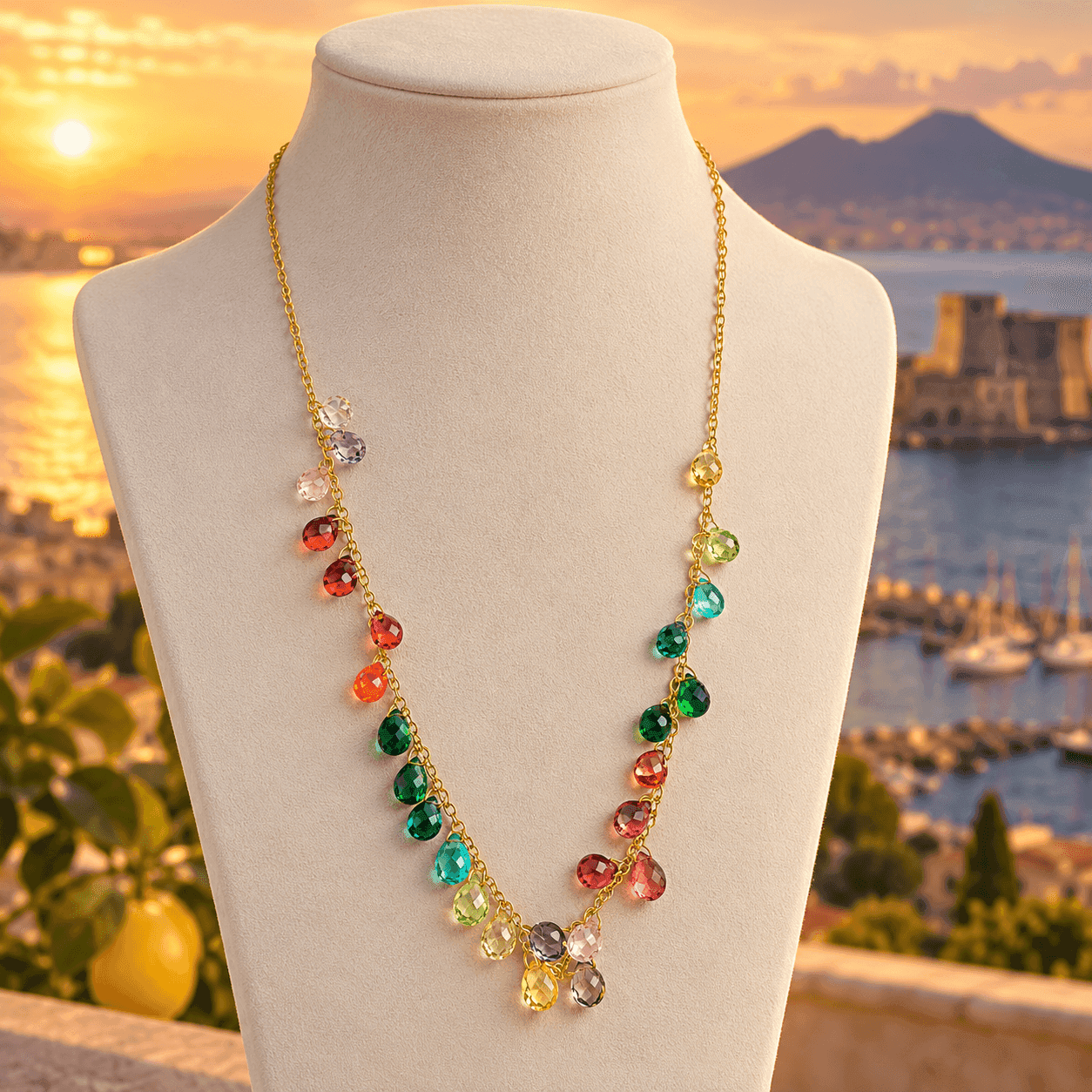 Alba Bijoux – Collana Gocce Arcobaleno - 6