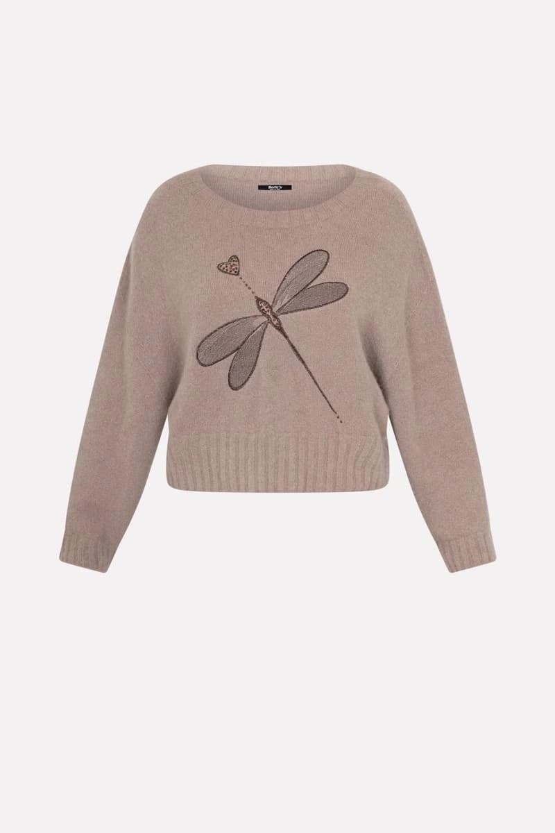 Maglia ricamo libellula | SISTE'S - 2
