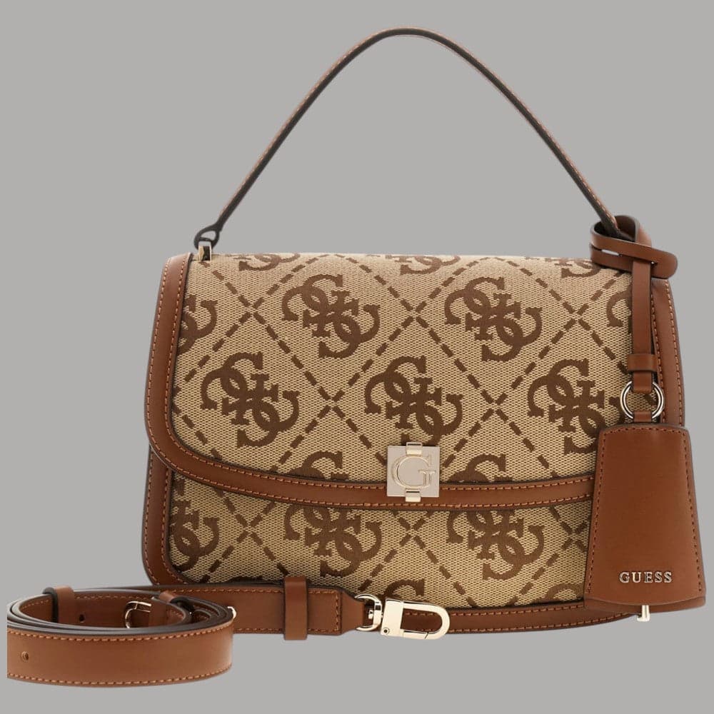 Borsa a mano Guess Audrey Logo con tracolla removibile - 4