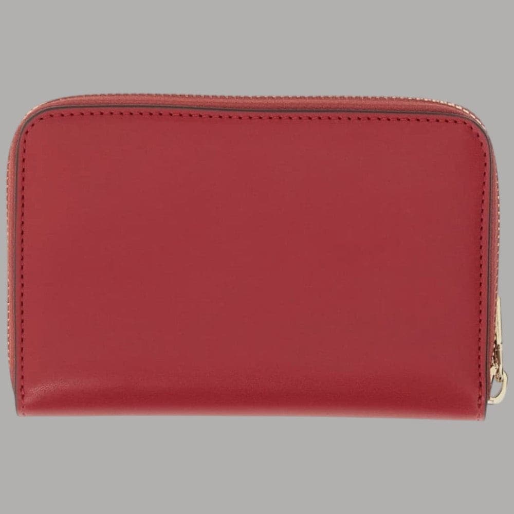 Portafoglio Guess Audrey zip around medio Cherry - 2