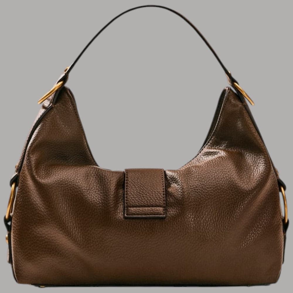 Borsa a spalla Guess Camden con logo metallico - 4