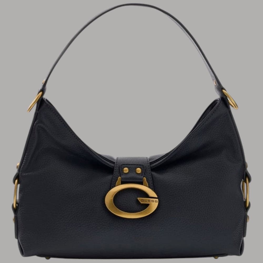 Borsa a spalla Guess Camden con logo metallico - 6