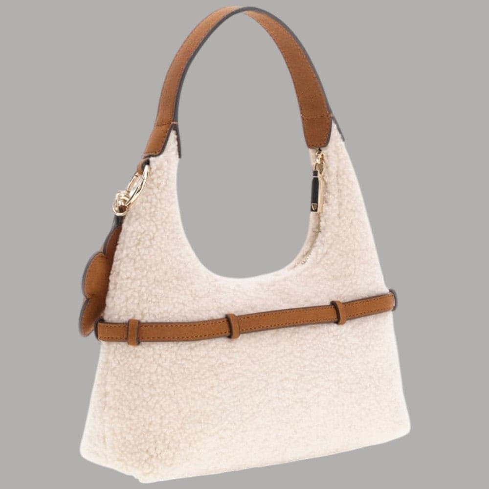 Borsa mini hobo Guess Taylor effetto teddy - 4