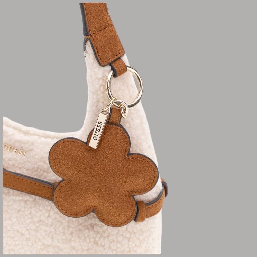 Borsa mini hobo Guess Taylor effetto teddy - 6