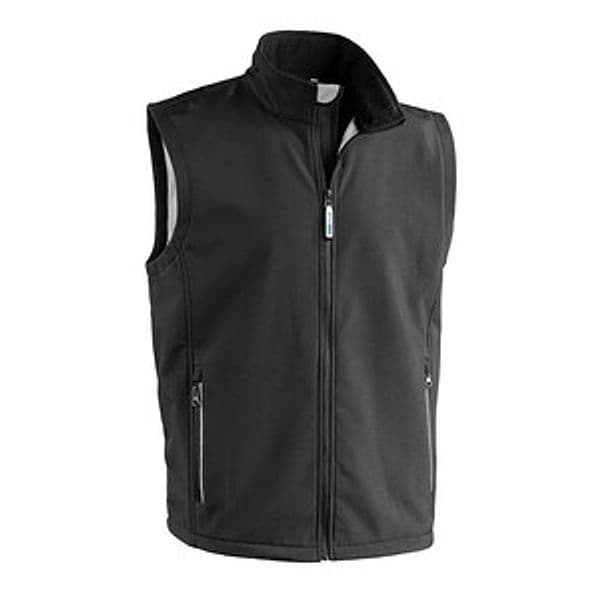 GILET PONENTE SOFTSHELL NERO/SILVER TG XXL- SOTTOZERO- 1,0 pz