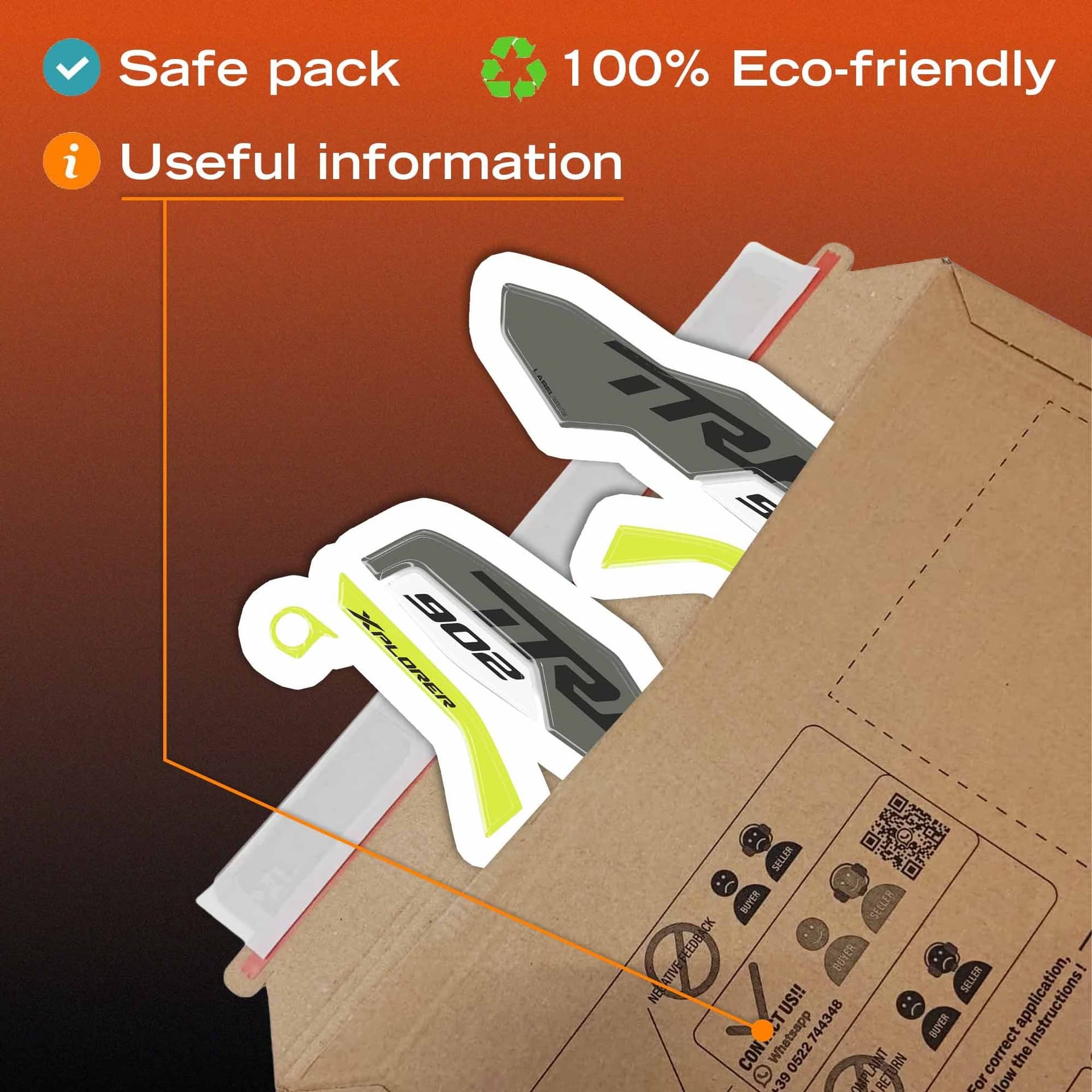 Protezioni 3D Paramani moto compatibile con Benelli TRK 902 Xplorer 2026 - 12