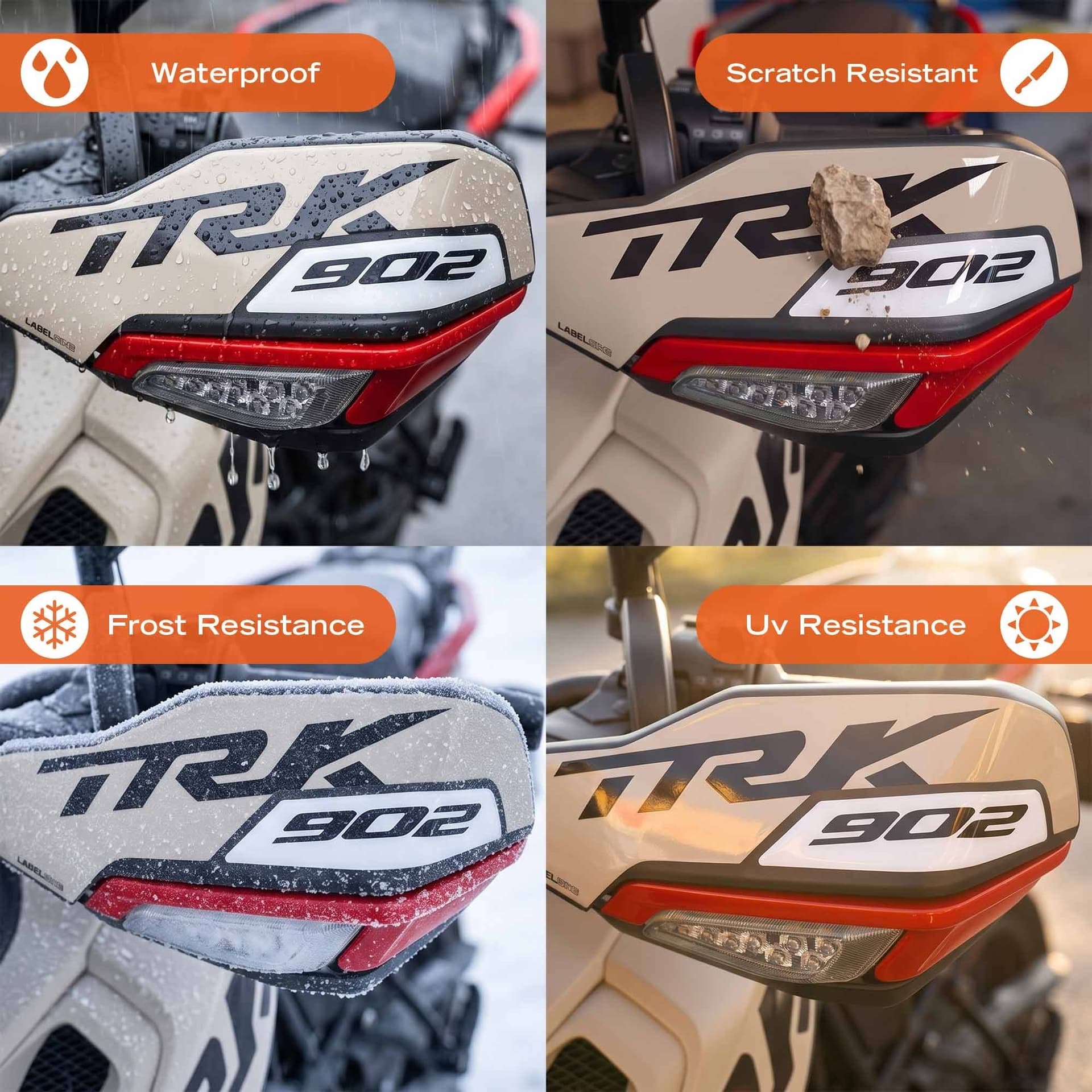 Protezioni 3D Paramani moto compatibile con Benelli TRK 902 Xplorer 2026 - 4