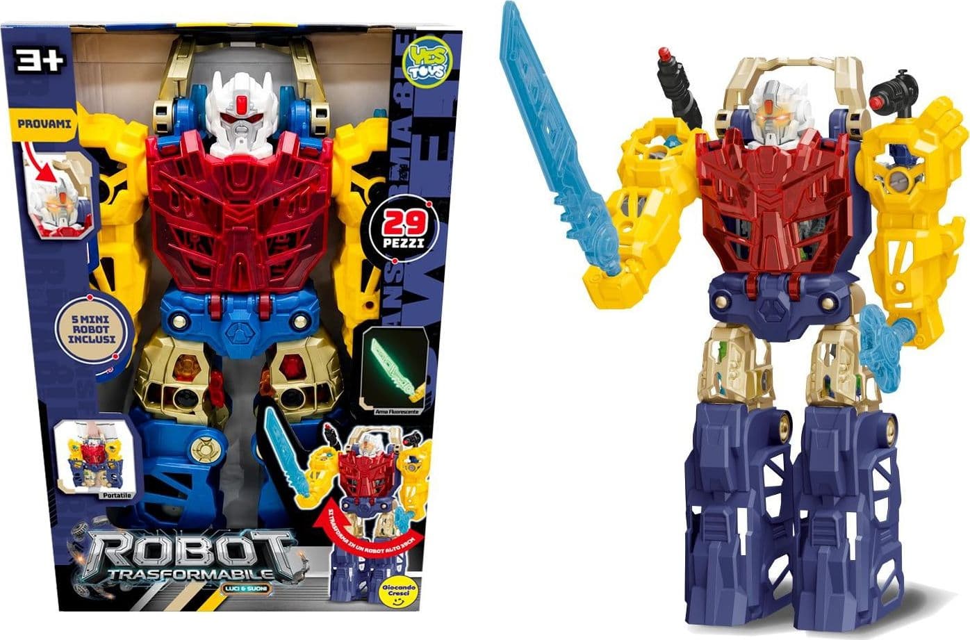 Robot Trasformabile Luci e Suoni - 2