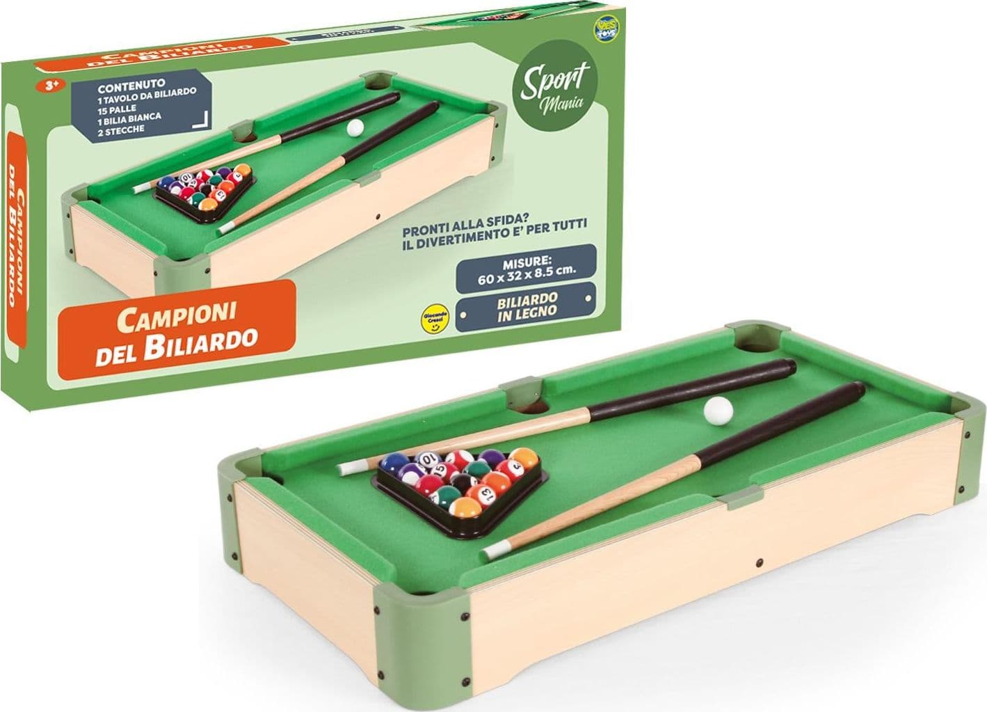 Biliardo da Tavolo in Legno 60x32 - 2