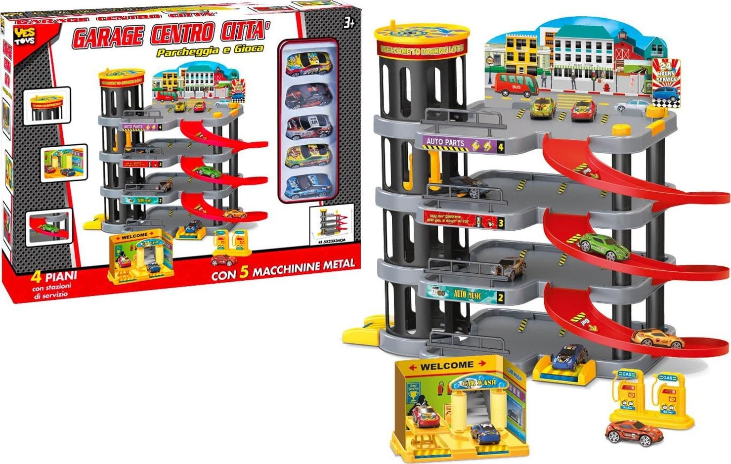 Maxi Garage Citta' con 5 Auto - 2