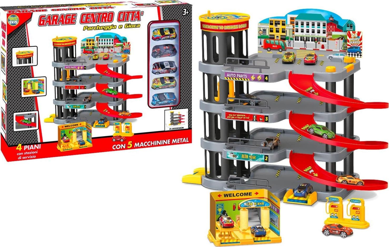 Maxi Garage Citta' con 5 Auto - 3