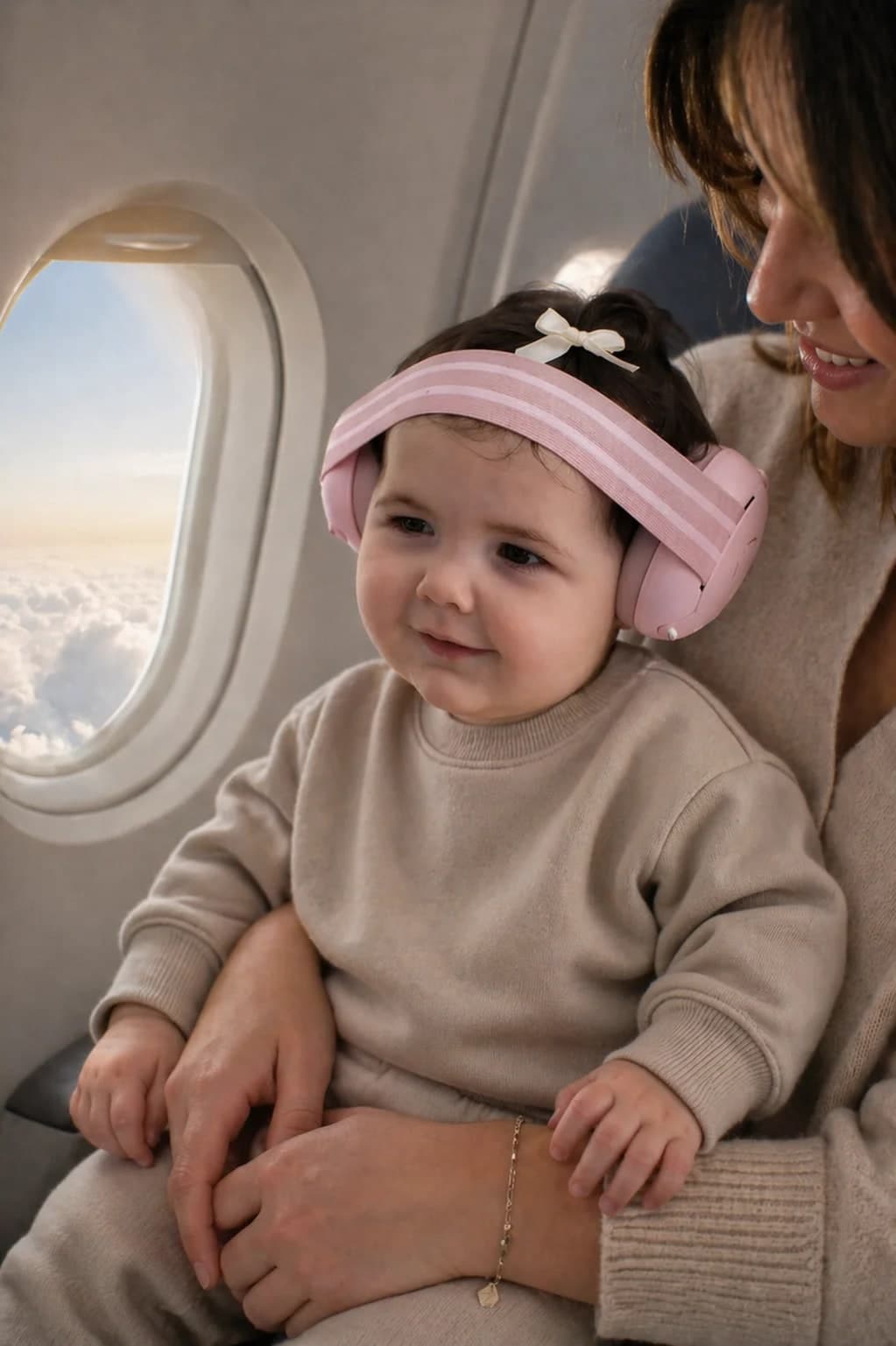 Cuffie Antirumore Mizu Baby Mimimori 2 in 1 – Cipria