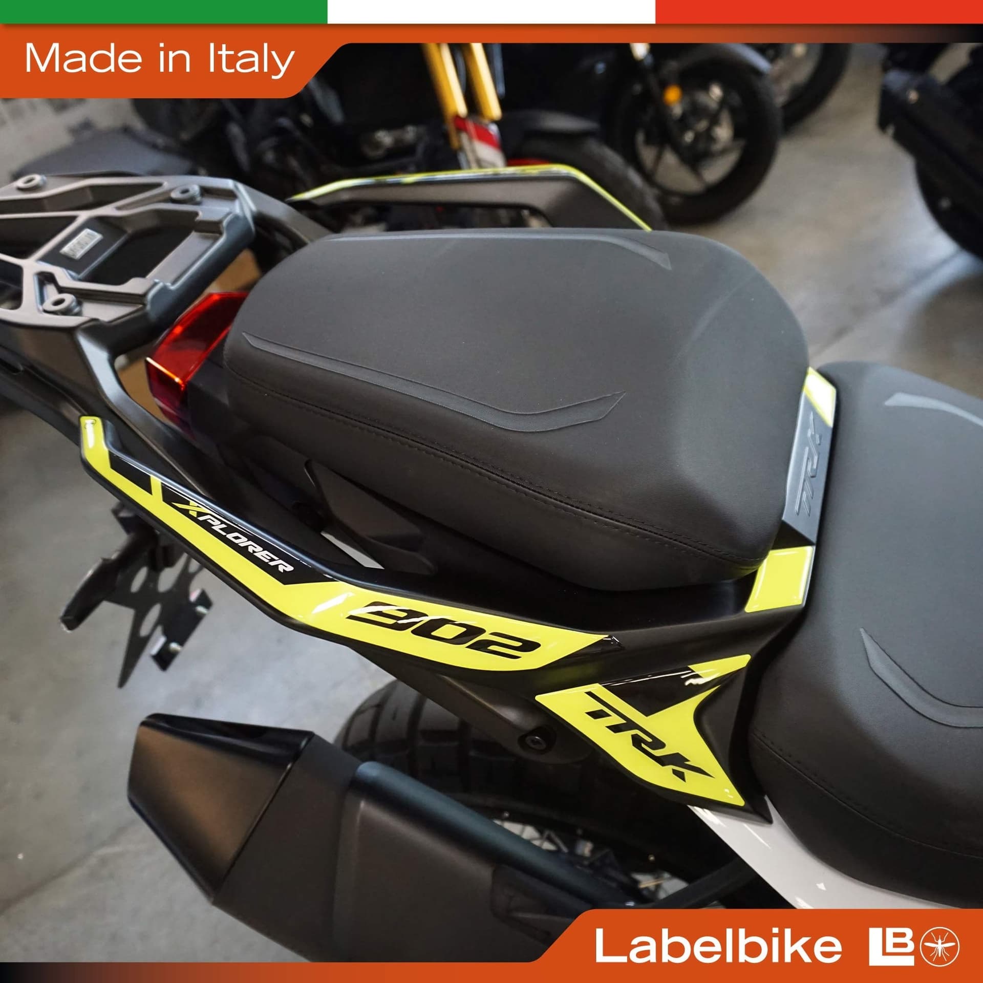 Adesivi 3D Maniglie moto compatibile con Benelli TRK 902 Xplorer 2026 - 3