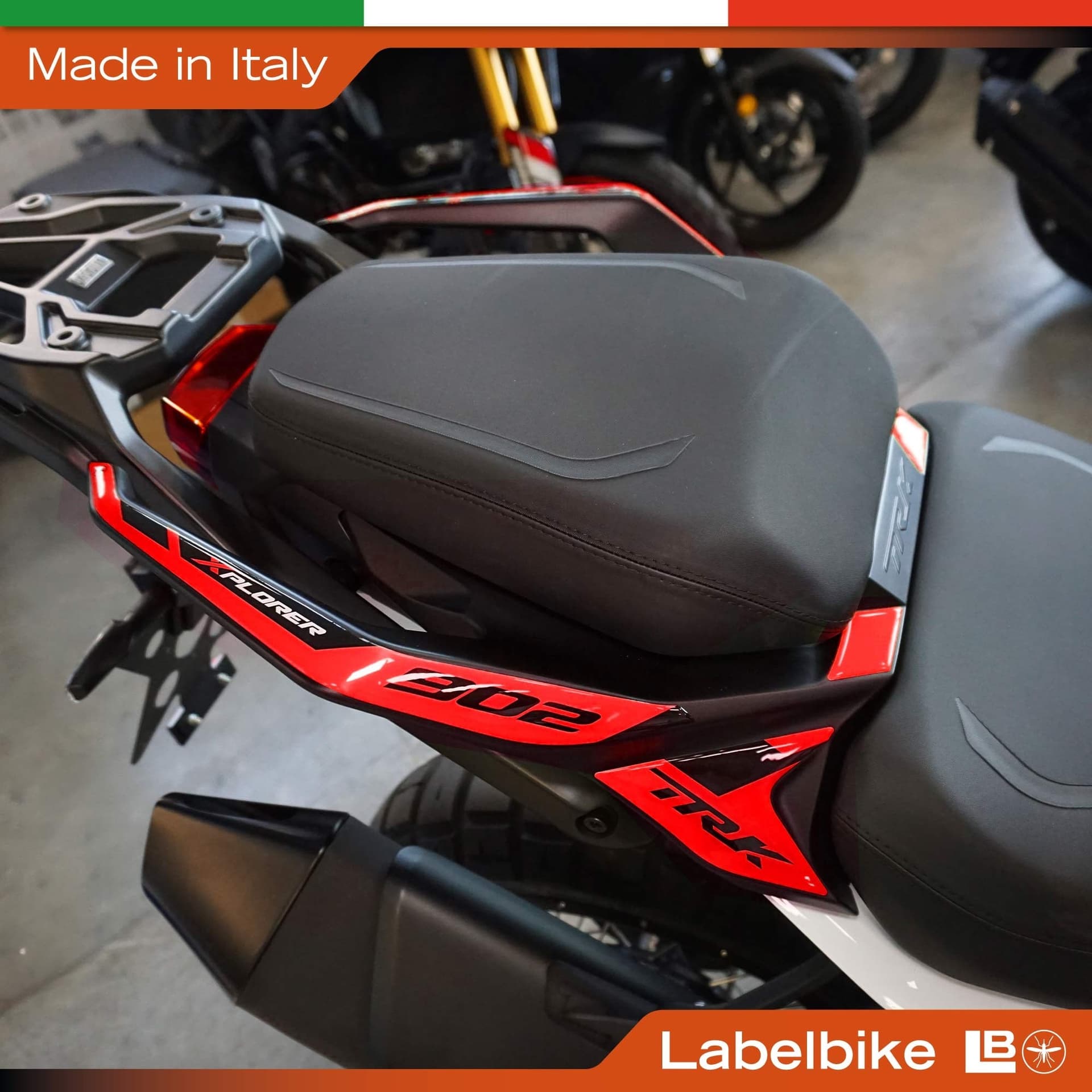 Adesivi 3D Maniglie moto compatibile con Benelli TRK 902 Xplorer 2026 - 9