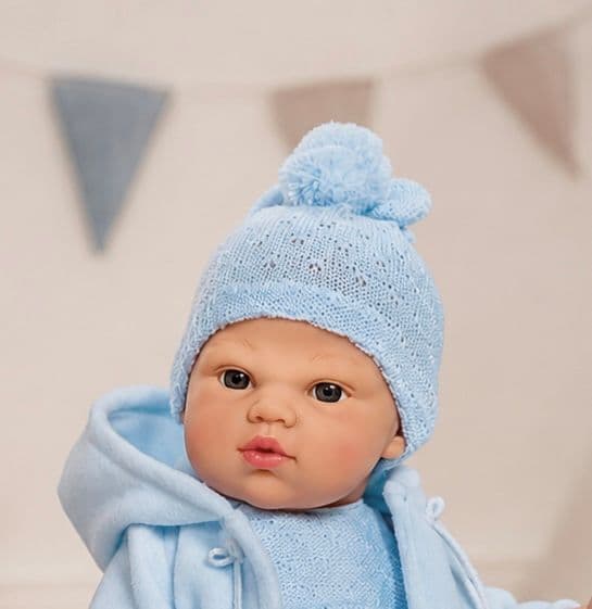 Bambola Así Koke 36 cm Cappotto Azzurro - 5