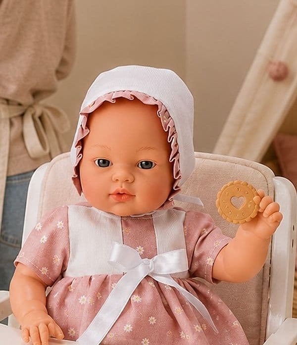 Bambola Así Koke 36 cm Vestito Rosa Collezione Margherite - 4