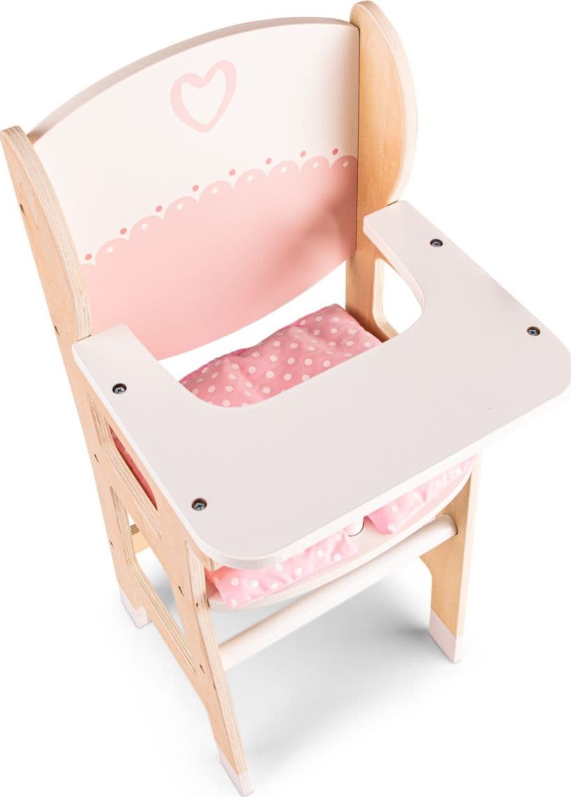 Seggiolone per Bambole in Legno Woet con Cuscino - 4