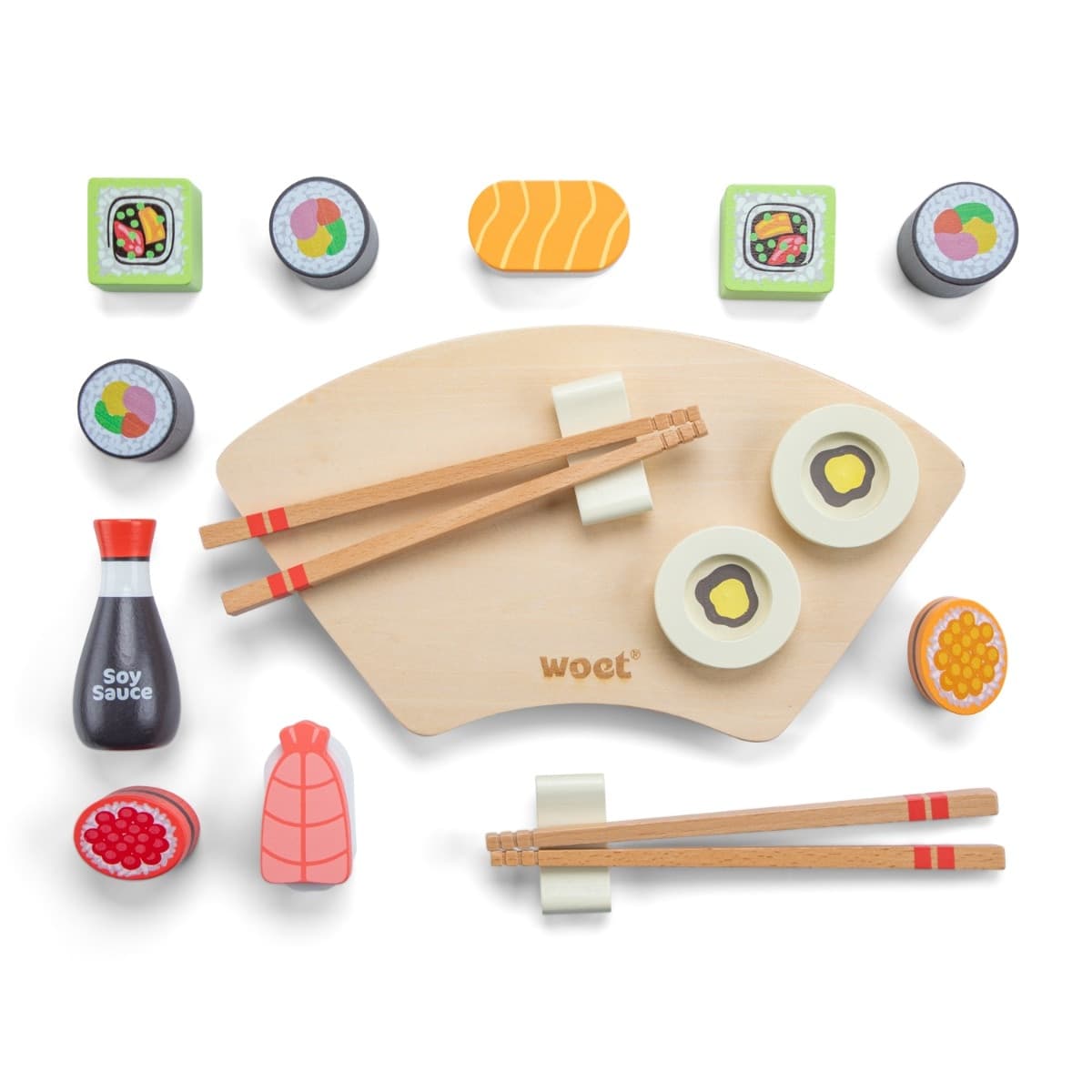 Set Sushi in Legno Woet - 3