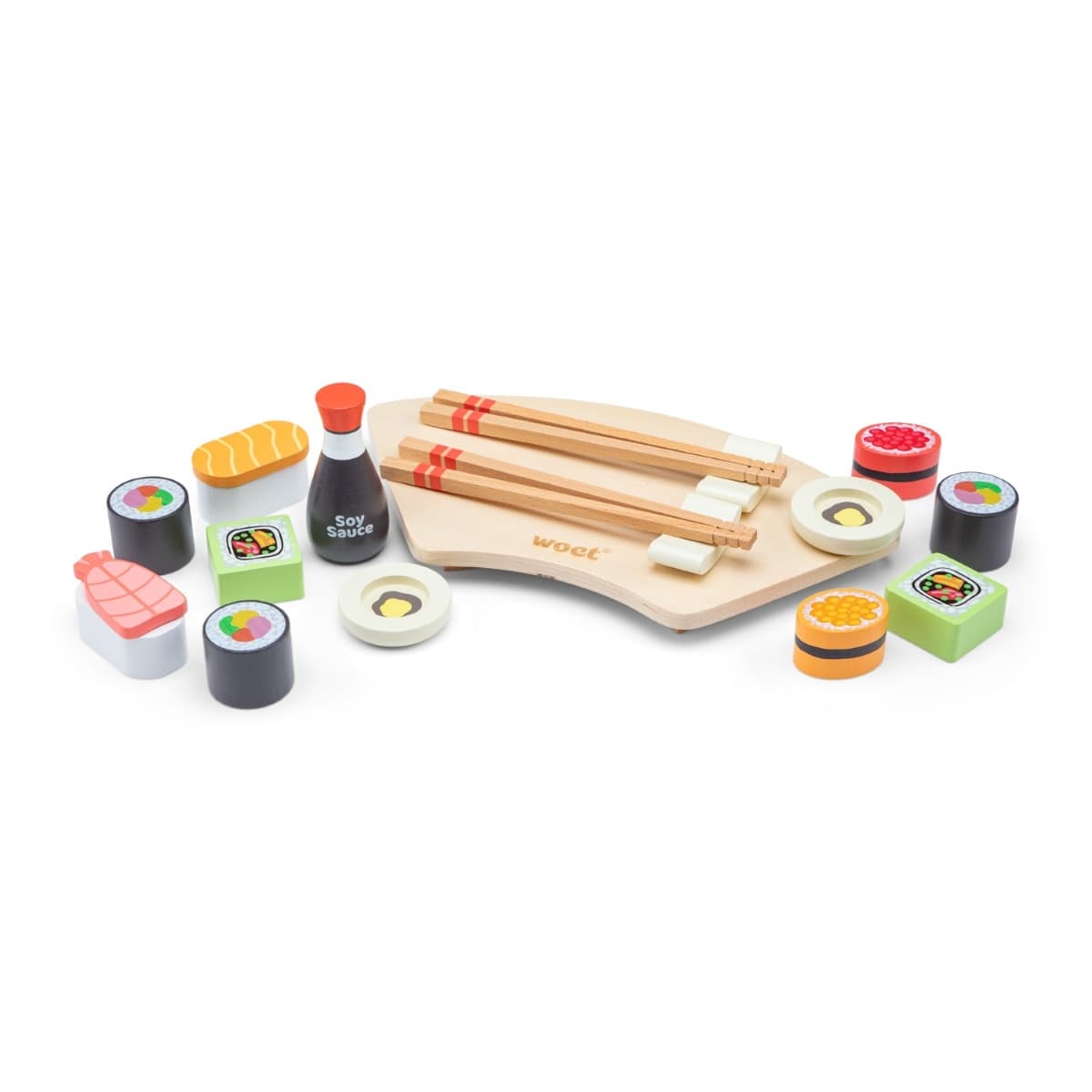 Set Sushi in Legno Woet - 5