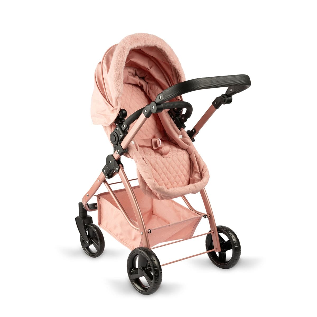Carrozzina per Bambole Así Moderm Mami 2 in 1 Rosa - 3