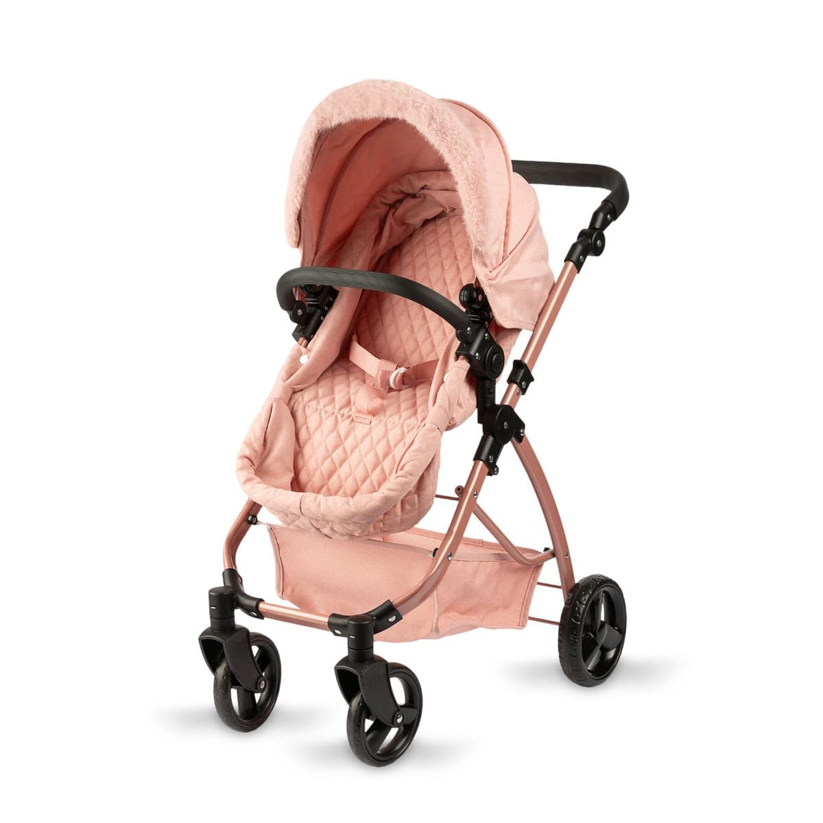 Carrozzina per Bambole Así Moderm Mami 2 in 1 Rosa - 5