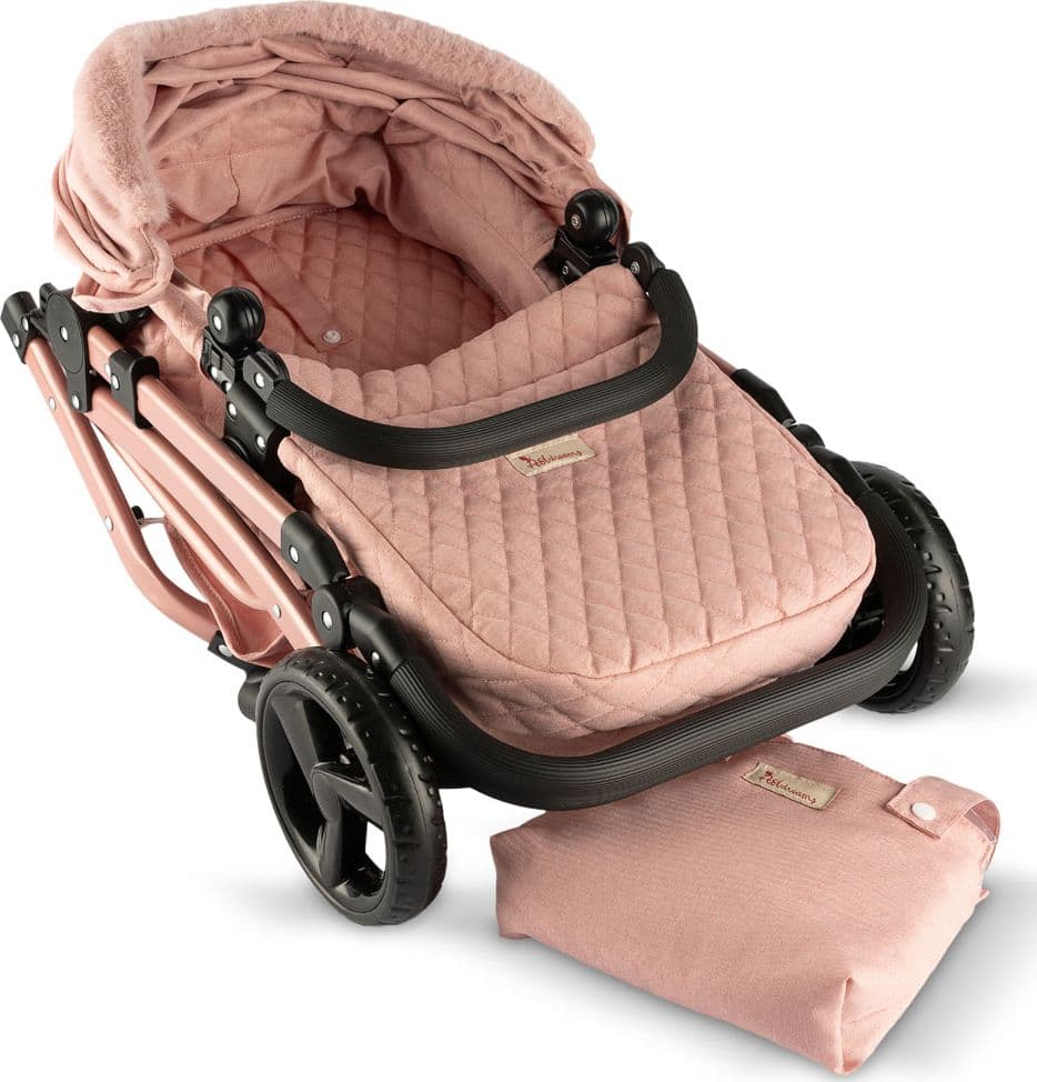 Carrozzina per Bambole Así Moderm Mami 2 in 1 Rosa - 6