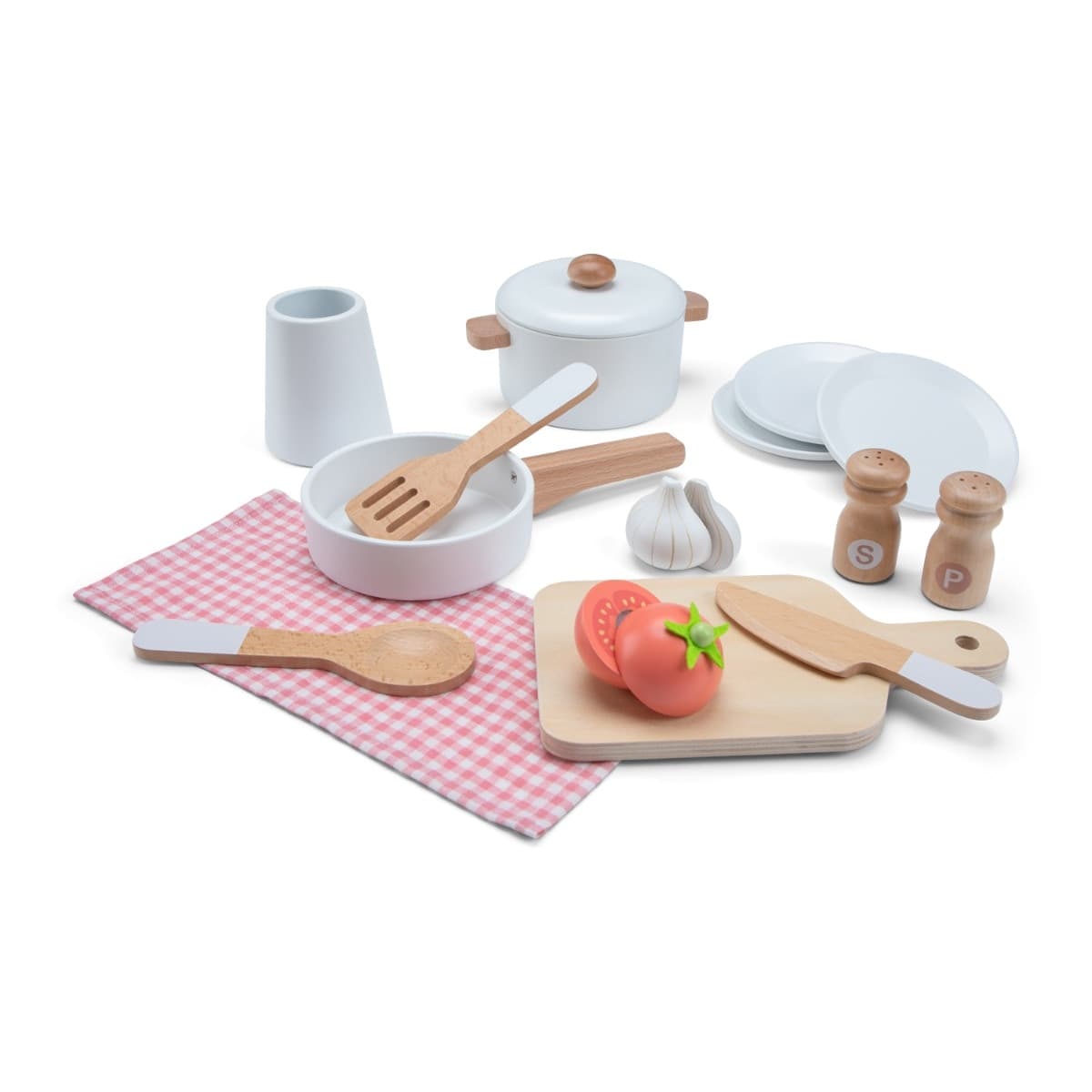 Cucina Giocattolo in Legno Woet Rosa - 7