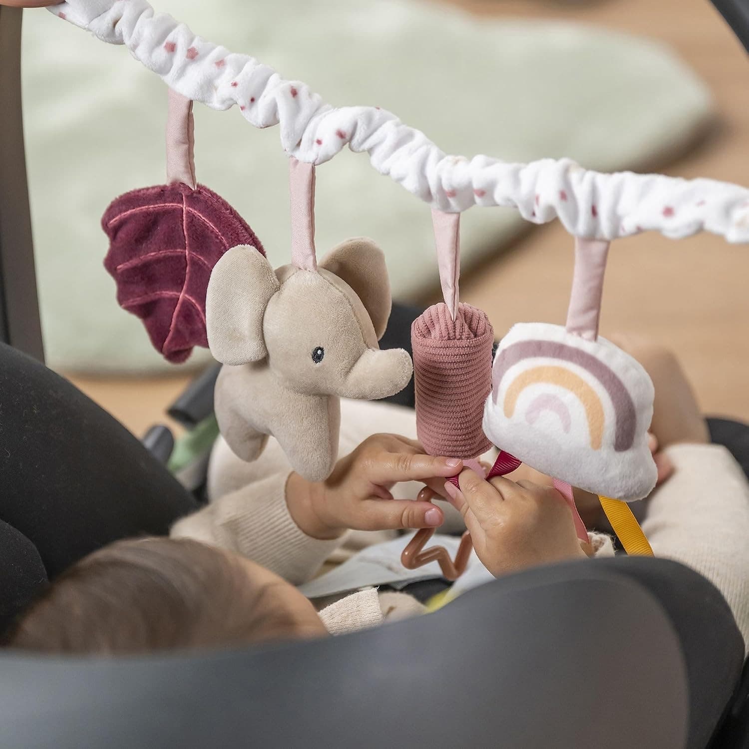 Nattou - Arco Giochi Lapidou Elefante Rosa - 2