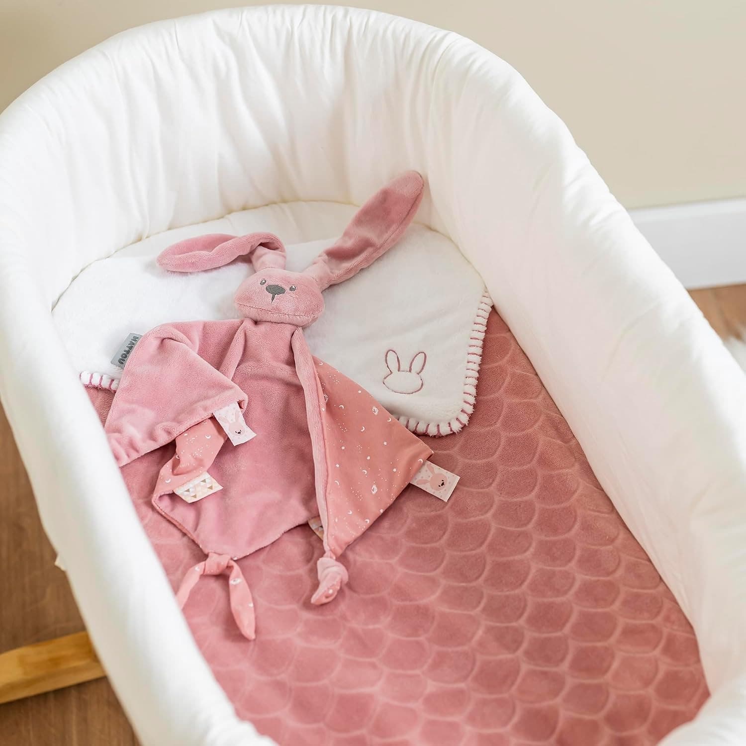 Nattou - Maxi Dou-Dou Coniglietto Rosa "Glow in the Dark" - 2
