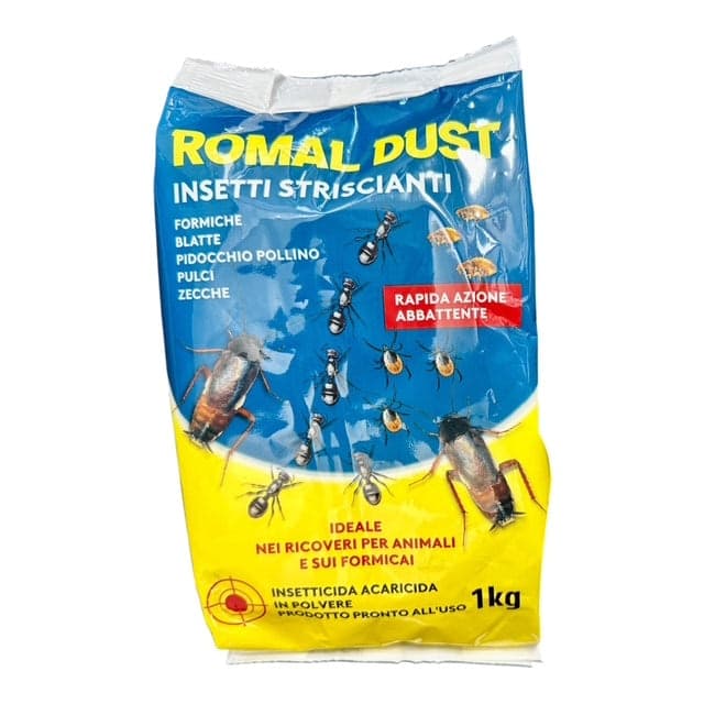 Romal Dust Kg 1 Polvere Pronto Uso Contro Insetti Striscianti Adama - 2