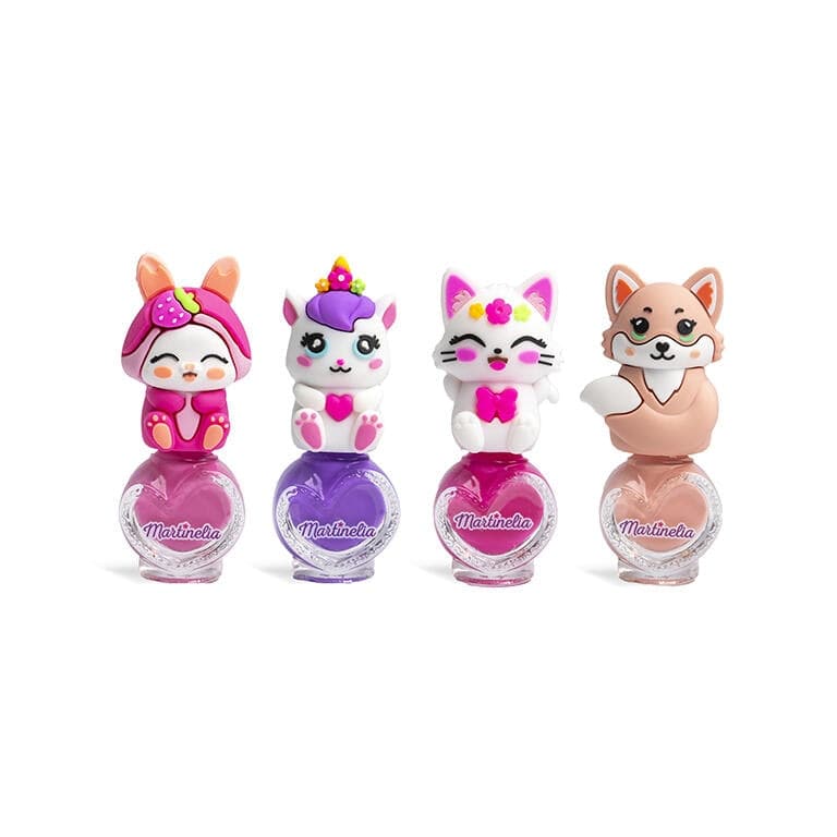 Smalto per Unghie 5 ml MARTINELIA Friendly Animals – Coniglietto  (Smalto Rosa Antico - 2