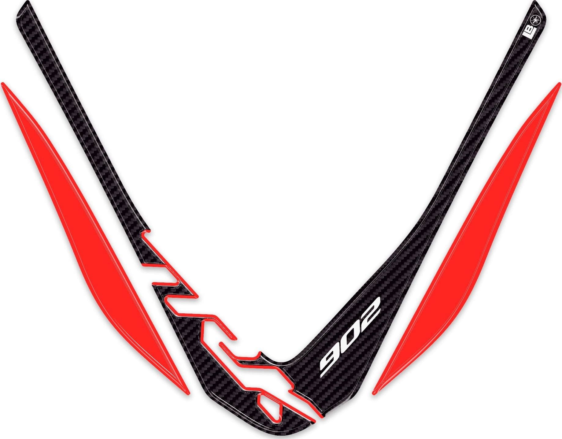 Adesivo Becco Frontale moto compatibile con Benelli TRK 902 Xplorer 2026 - 9
