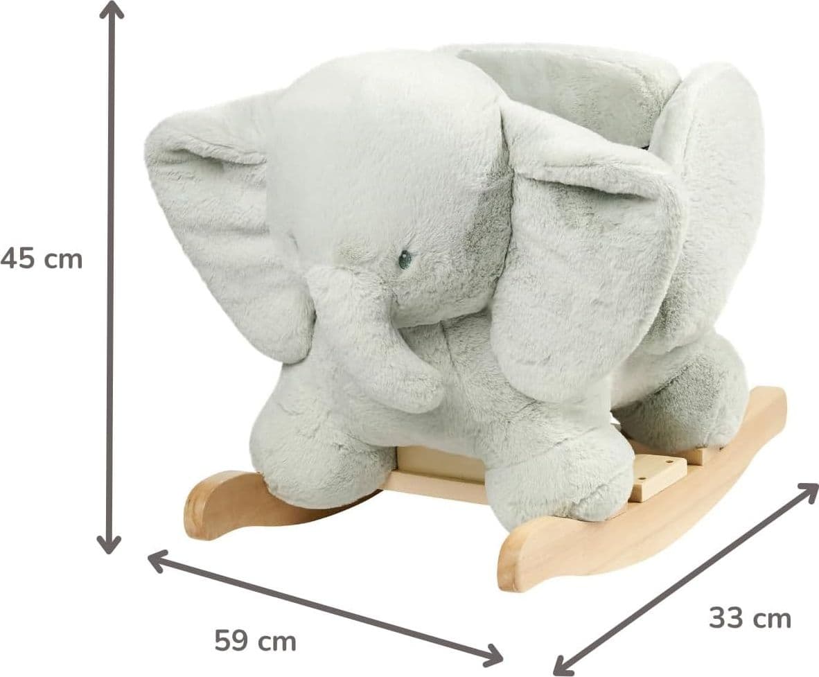 Nattou - Dondolo Elefante Verde - 2