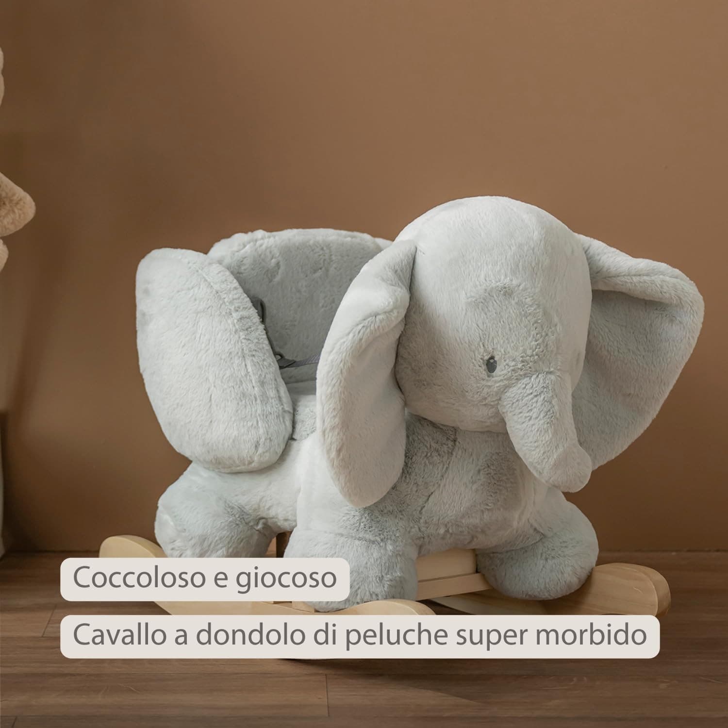 Nattou - Dondolo Elefante Verde - 3