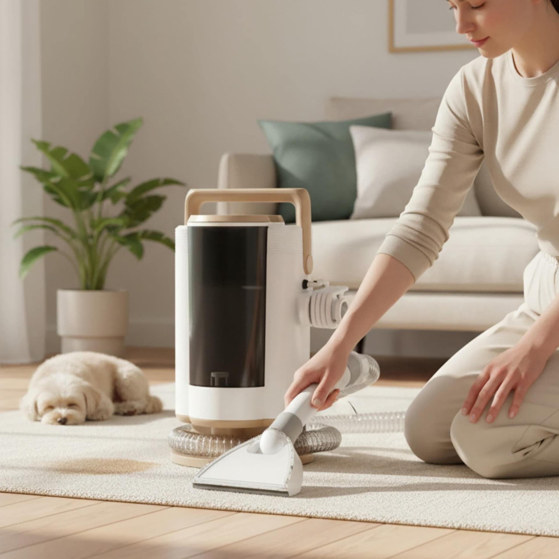 Sogo Aspirapolvere Lavatrice per Tappezzeria 500W, Pulitore per Divani, Tappeti e Tessuti, Aspirazione 15 kPa, Doppio Serbatoio 1,6L/1,2L, Accessori Inclusi - 3