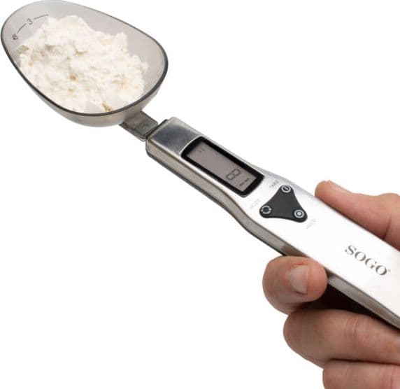 Bilancia Digitale a Cucchiaio da Cucina 300 g, Precisione 0,1 g, Display LCD, Cucchiaio Rimovibile Senza BPA, Funzione Tara e Spegnimento Automatico - 2